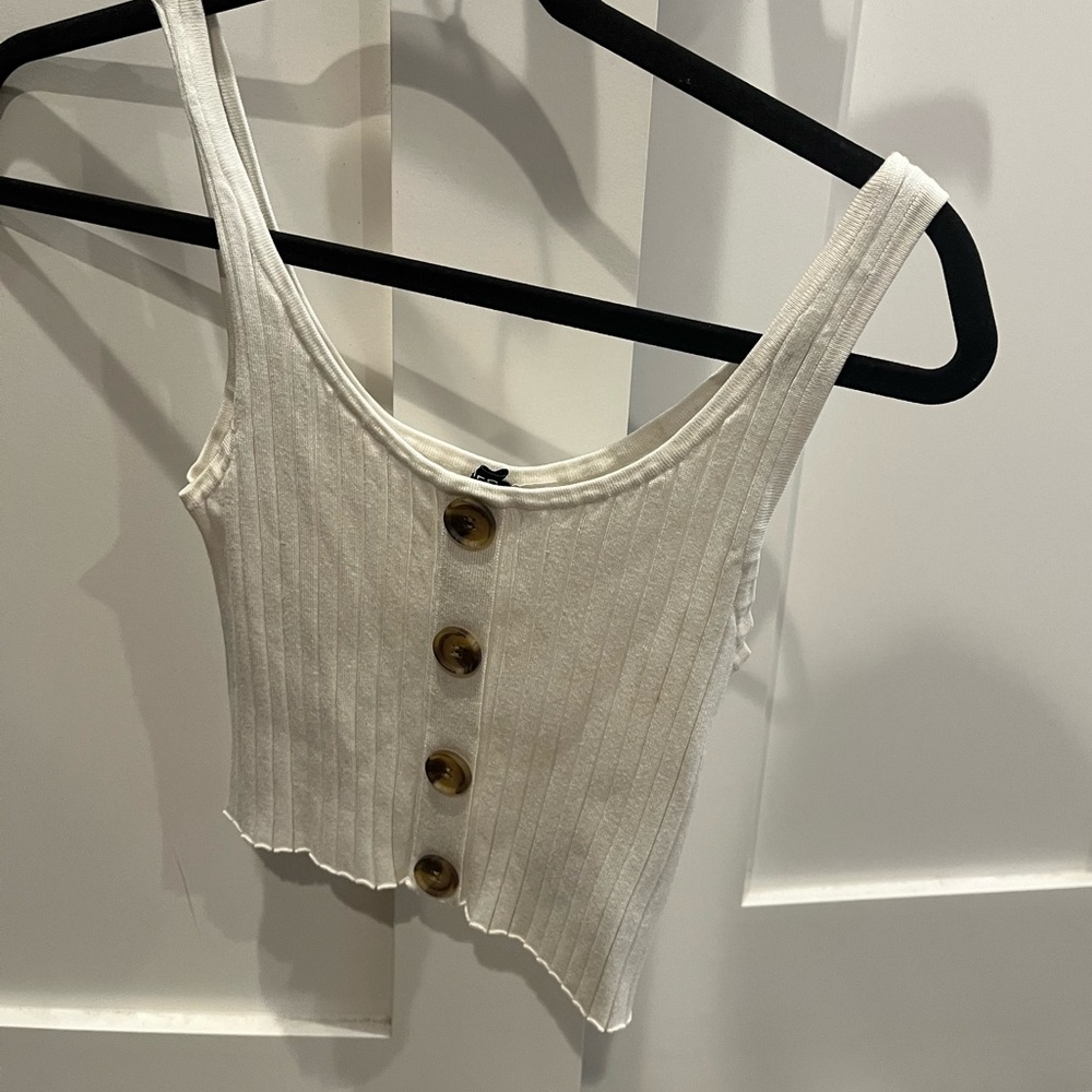 White tank top